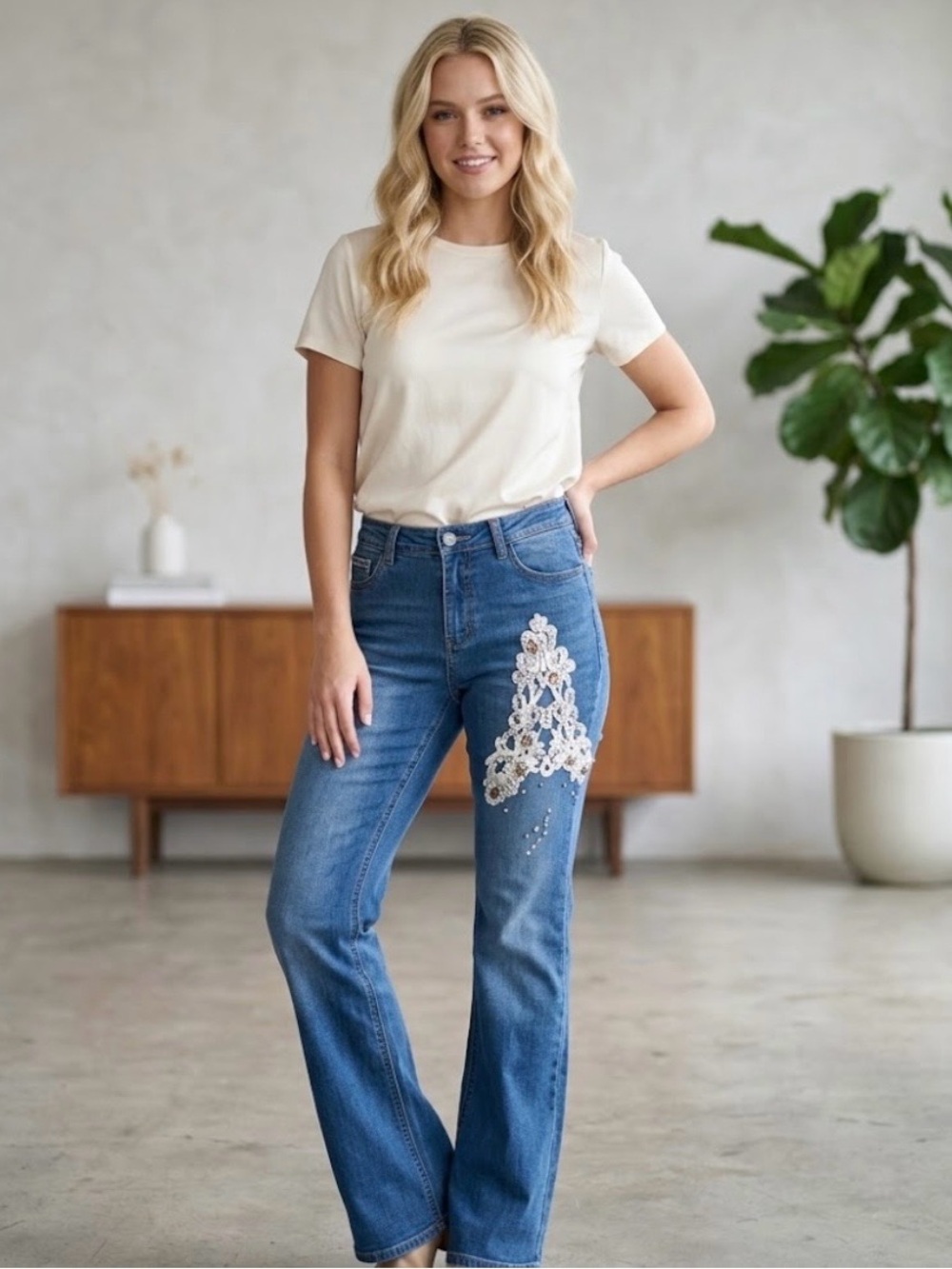 🔴 Authentic Odabgfu Original
Denim Pants-